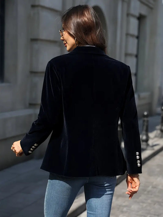 Sienna | Elegante velvet blazer