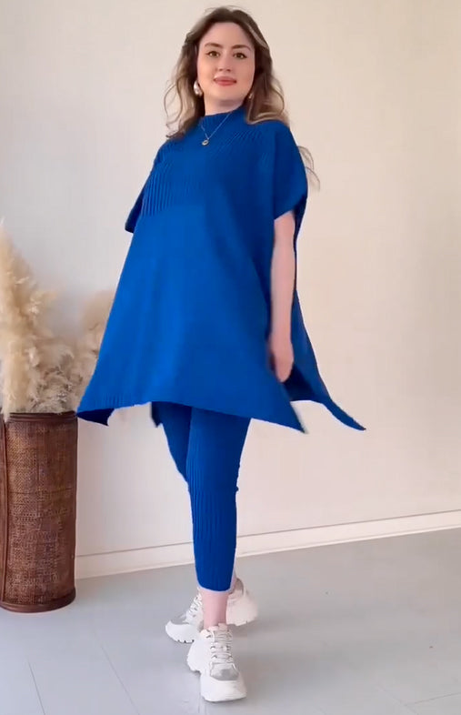 Chantal | Gebreid Tweedelig Damespak (Top + Broek)