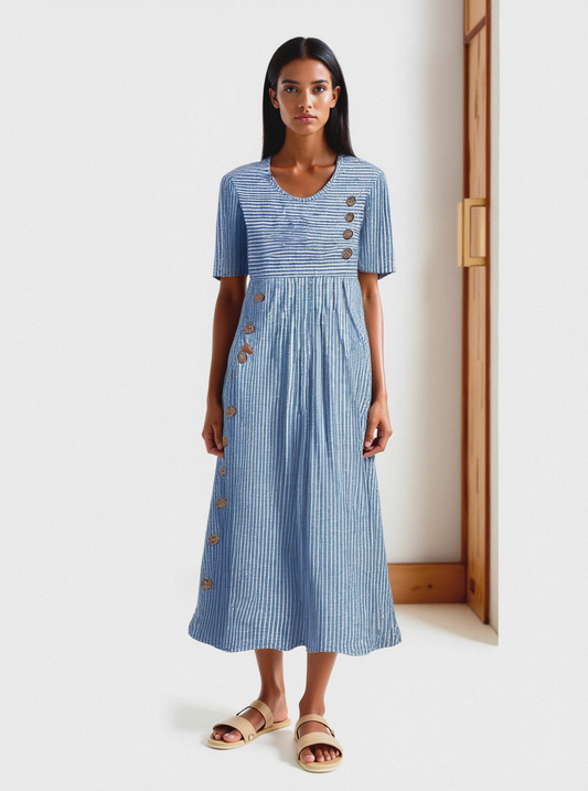 Sofia | Gestreepte Zomerjurk