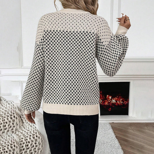 NOVAÉ – Relaxed Geo Pullover